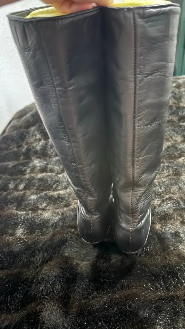 Frye Vintage Shoes - Black butter soft Knee High Leather Boots 8 M